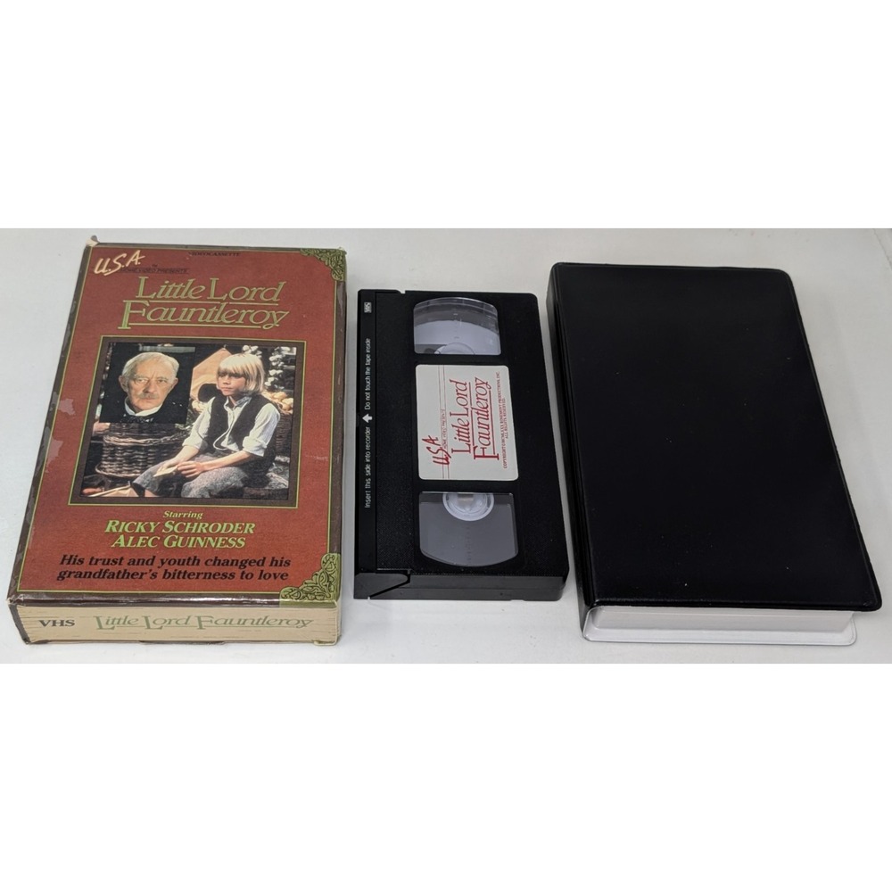 Little Lord Fauntleroy VHS Tape 1983 Drama Alec Guinness Ricky Schroder Big Box